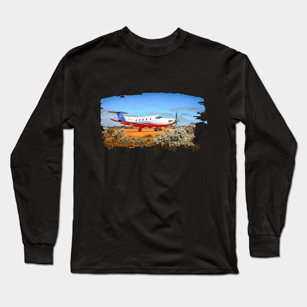 Pilatus PC12 Long Sleeve T-Shirt by GregThompson